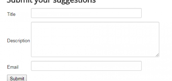 Form sample joomla custom