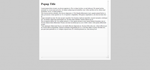 popup dengan html dan jquery