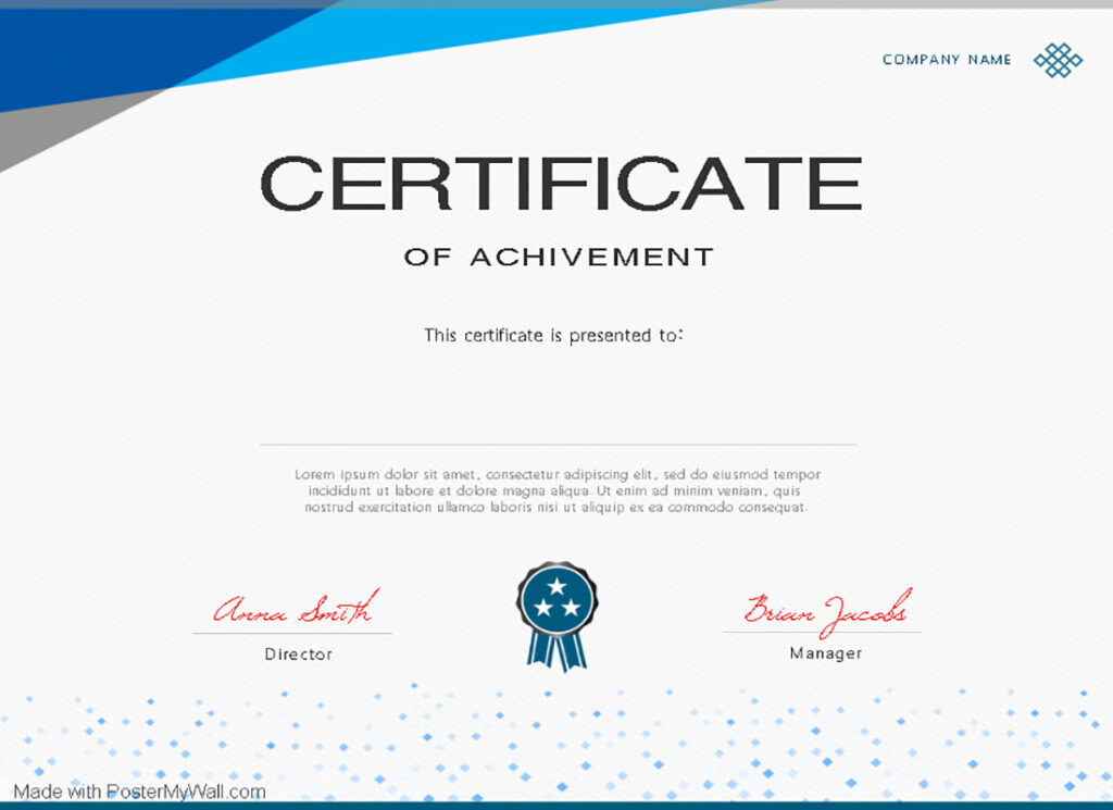 Generate certificate